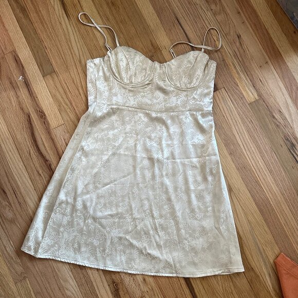 Princess Polly Champagne Pop Mini Dress - Picture 2 of 5